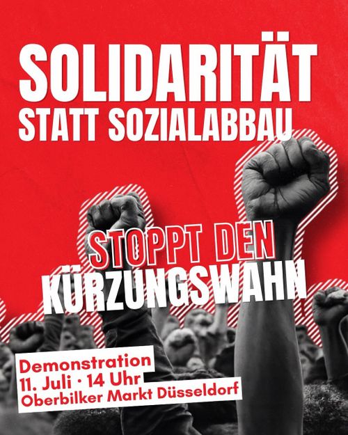 Es reicht: Solidarität statt Sozialabbau - DEMO gegen den Kürzungswahn